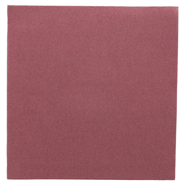 SERVIETTES ECOLABEL "DOUBLE POINT" 18 G/M2 39x39 CM PRUNE OUATE (1200 UNITÉ) - Garcia de Pou