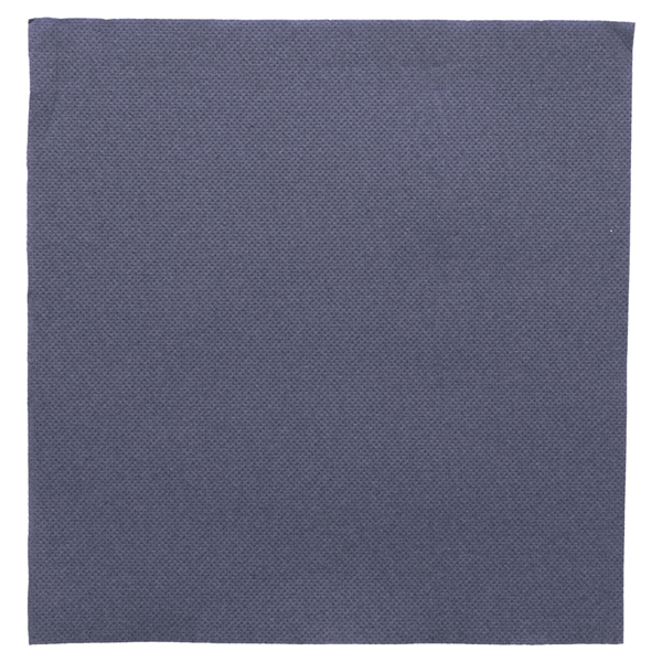 SERVIETTES ECOLABEL "DOUBLE POINT" 18 G/M2 39x39 CM BLEU MARINE OUATE (1200 UNITÉ) - Garcia de Pou