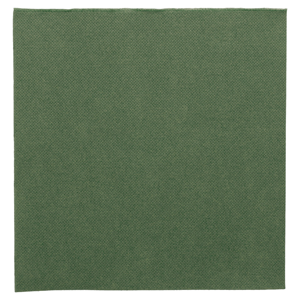 SERVIETTES ECOLABEL "DOUBLE POINT" 18 G/M2 39x39 CM VERT JAGUAR OUATE (1200 UNITÉ) - Garcia de Pou