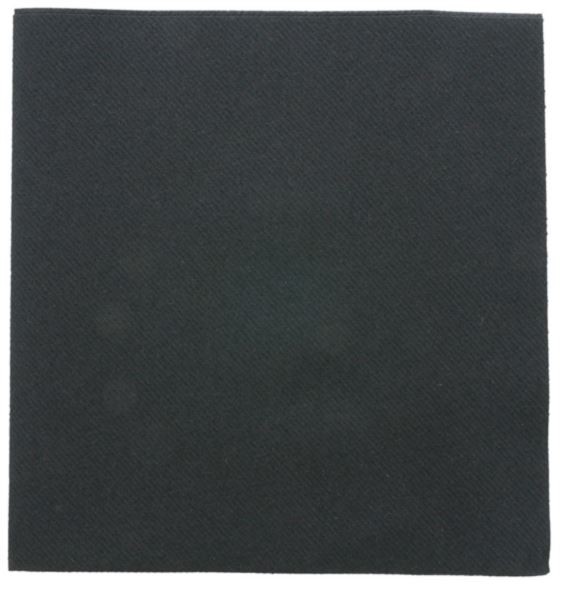 SERVIETTES PAPIER NON TISSEE LOUNGE NOIR