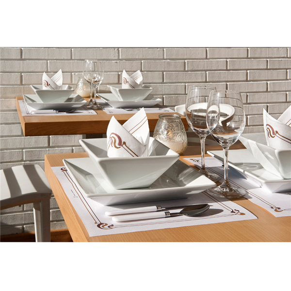 SETS DE TABLE MARRON " OCRE "MAXIM" 48 G/M2 35x50 CM BLANC CELLULOSE (2000 UNITÉ) - Garcia de Pou