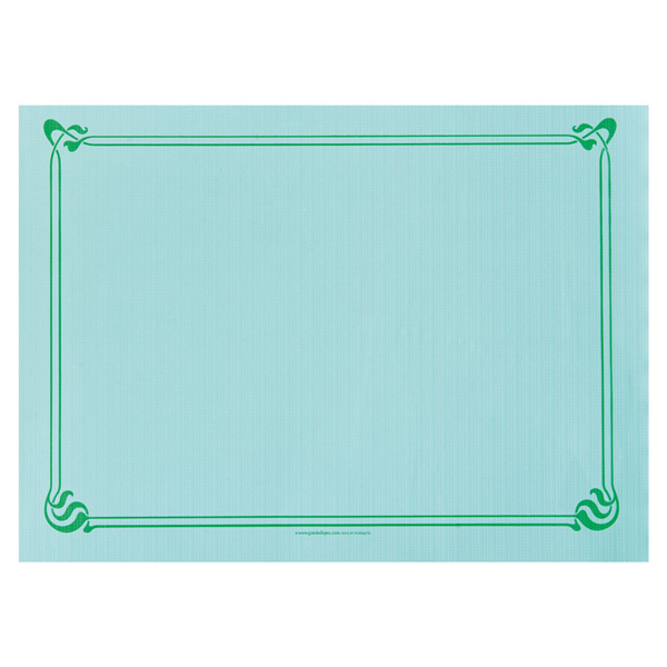 SETS DE TABLE  48 G/M2 31x43 CM VERT D"EAU CELLULOSE (2000 UNITÉ) - Garcia de Pou