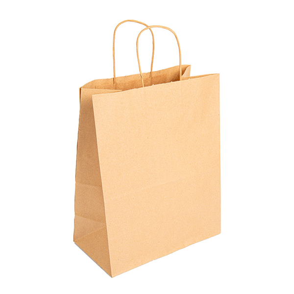 SACS SOS AVEC ANSES  80 G/M2 26+14x32 CM NATUREL KRAFT (250 UNITÉ) - Garcia de Pou