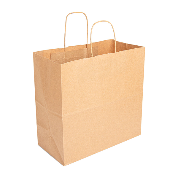 SACS SOS AVEC ANSES  90 G/M2 32+16x31 CM NATUREL KRAFT (250 UNITÉ) - Garcia de Pou