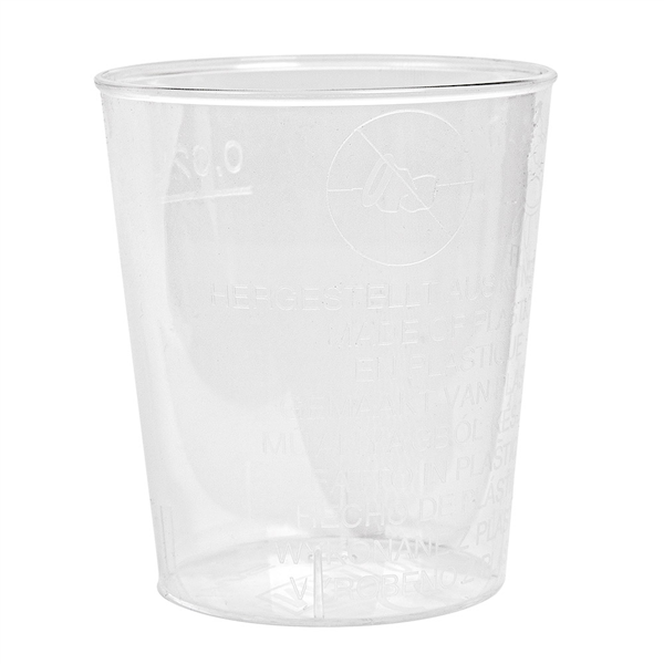 VERRES INJECTÉS LIQUEUR 20 ML Ø 3,7/2,8x4,2 CM TRANSPARENT PS (2700 UNITÉ) - Garcia de Pou