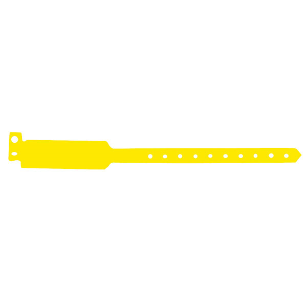 BRACELETS INVIOLABLES  25 CM JAUNE PVC (100 UNITÉ) - Garcia de Pou