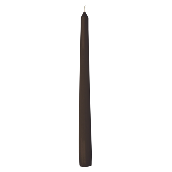 BOUGIES CONIQUES  Ø2,3x25 CM MARRON CIRE (12 UNITÉ) - Garcia de Pou