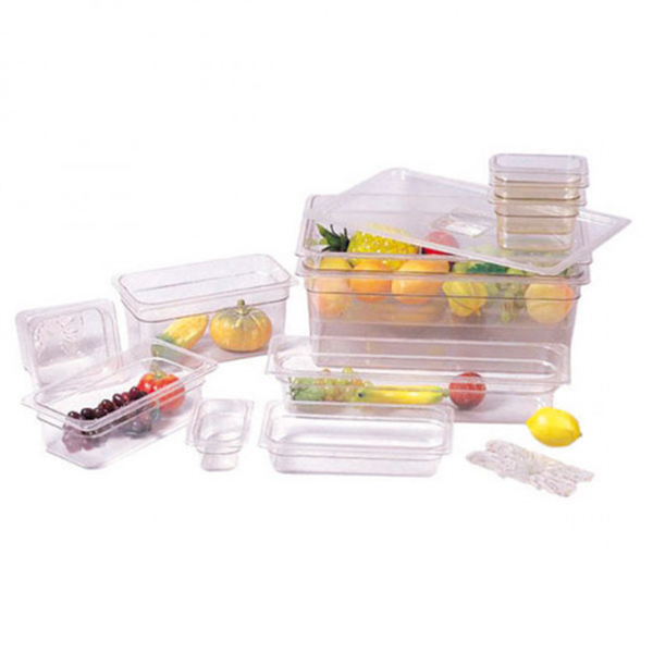 BAC GASTRONORM 1/1 25 L 53x32,5x20 CM TRANSPARENT POLYCARBONATE (1 UNITÉ) - Garcia de Pou