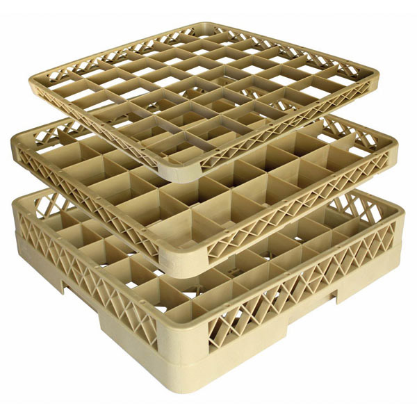 SUPPLÉMENT CASIER DE 36 COMPARTIMENTS  50x50x4,5 CM BEIGE PP (1 UNITÉ) - Garcia de Pou