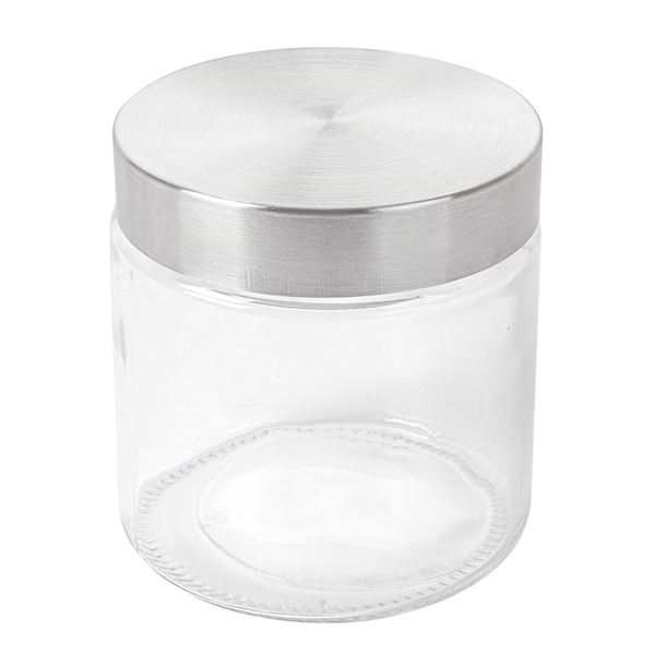 POT STOCKAGE CYLINDRIQUE 830 ML Ø 11,2x12 CM TRANSPARENT VERRE (12 UNITÉ) - Garcia de Pou