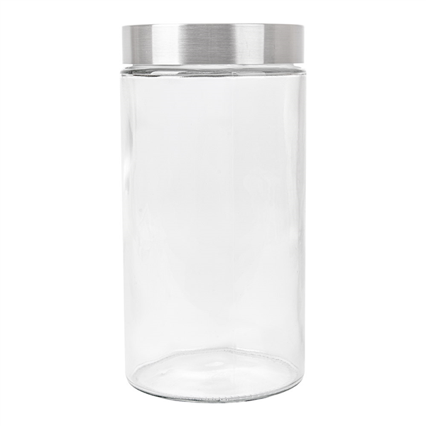 POT STOCKAGE CYLINDRIQUE 1700 ML Ø 11,2x22 CM TRANSPARENT VERRE (12 UNITÉ) - Garcia de Pou