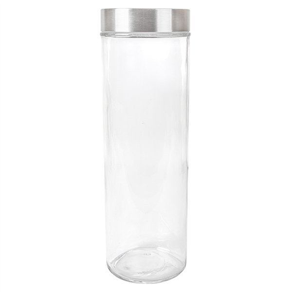 POT STOCKAGE CYLINDRIQUE 1900 ML Ø10x31 CM TRANSPARENT VERRE (12 UNITÉ) - Garcia de Pou