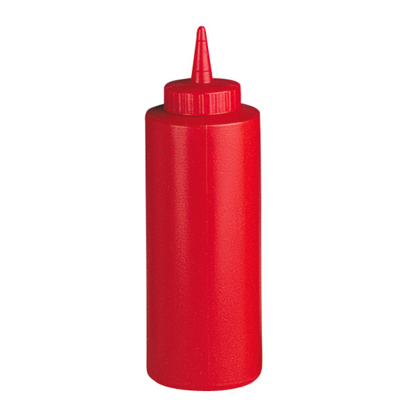 POIRES À SAUCES 360 ML Ø 6x18,2 CM ROUGE HDPE (6 UNITÉ) - Garcia de Pou