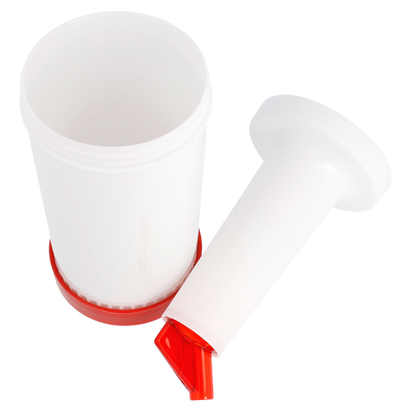 CONTENEUR "POUR MASTER" 960 ML 9x35,5 CM ROUGE PP (1 UNITÉ) - Garcia de Pou