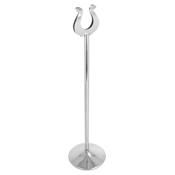 PINCE POUR NUMÉROS DE TABLE  30 (h) CM ARGENTE INOX (1 UNITÉ) - Garcia de Pou