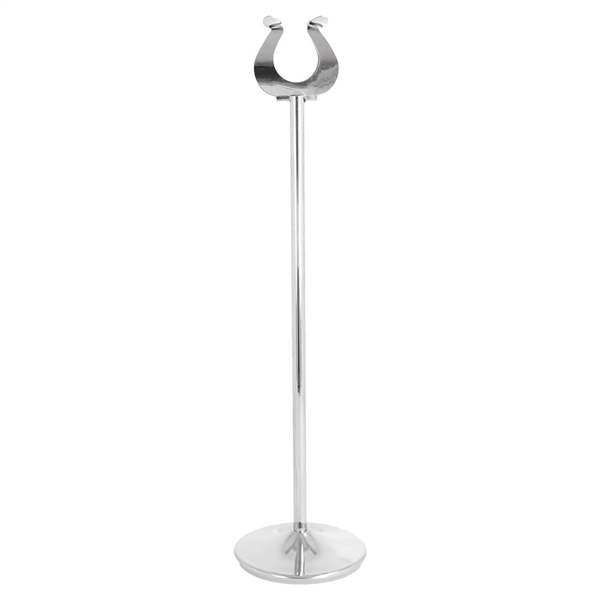 PINCE POUR NUMÉROS DE TABLE  30 (h) CM ARGENTE INOX (1 UNITÉ) - Garcia de Pou