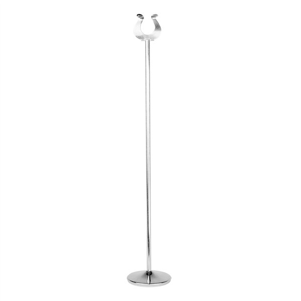 PINCE POUR NUMÉROS DE TABLE  46 (h) CM ARGENTE INOX (1 UNITÉ) - Garcia de Pou