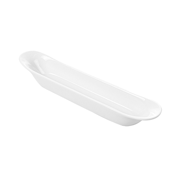 RÉCIPIENTS OBLONGS  21 CM BLANC PORCELAINE (12 UNITÉ) - Garcia de Pou