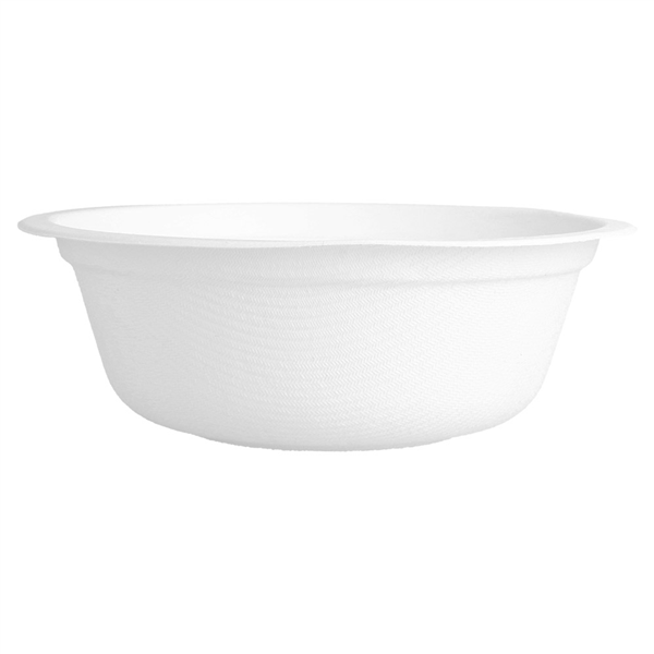 BOLS "BIONIC" 350 ML Ø 13,5x4,6 CM BLANC BAGASSE (1200 UNITÉ) - Garcia de Pou