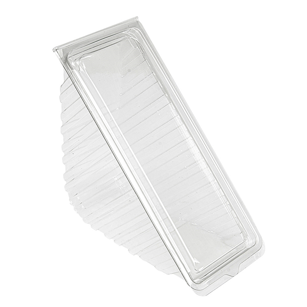 BOÎTES TRIANGULAIRES SANDWICH DOUBLE   11x11x6,5 CM TRANSPARENT RPET (1080 UNITÉ)