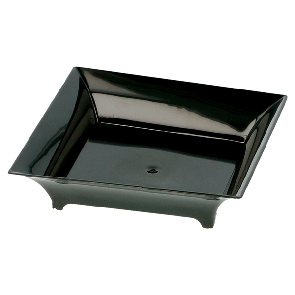 MISES EN BOUCHE RÉUTILISABLES "CARRÉ" 36 ML 6,3x6,3x1,5 CM NOIR PS (720 UNITÉ) - Garcia de Pou