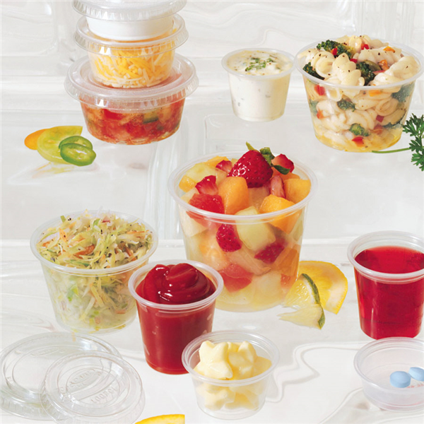 PETITS POTS MICRO-ONDABLES 60 ML Ø6,2x3,2 CM TRANSPARENT PP (2500 UNITÉ) - Garcia de Pou