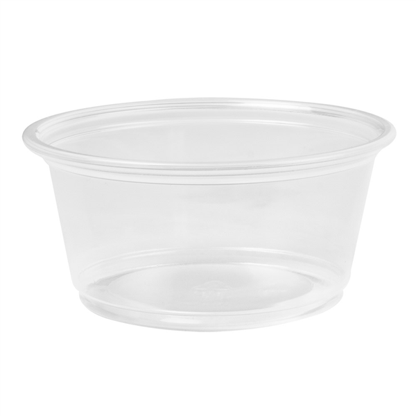 PETITS POTS MICRO-ONDABLES 100 ML Ø7,4x3,5 CM TRANSPARENT PP (2500 UNITÉ) - Garcia de Pou