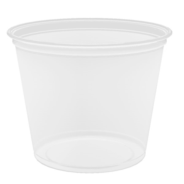 PETITS POTS MICRO-ONDABLES 165 ML Ø7,4x6 CM TRANSPARENT PP (2500 UNITÉ) - Garcia de Pou