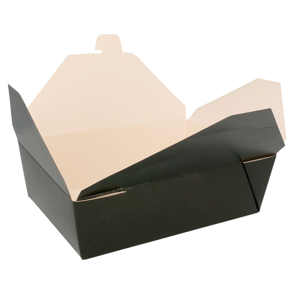 BOÎTES AMÉRICAINES MICRO-ONDABLES 1980 ML 350 G/M2+PP 19,8x14x6,4 CM NOIR CARTON (50 UNITÉ) - Garcia de Pou