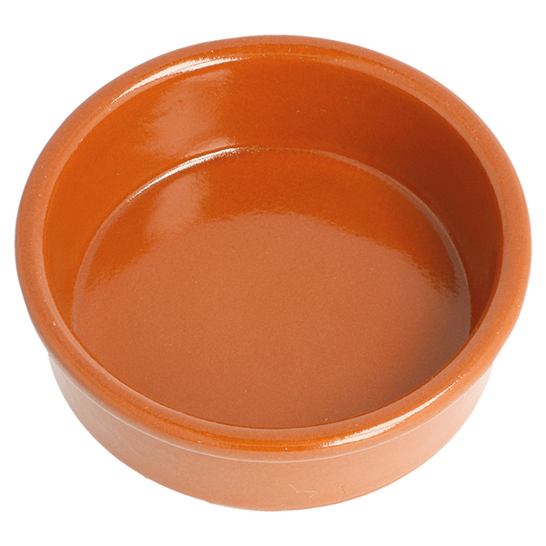 RÉCIPIENTS EN FAÏENCE POUR MISE EN BOUCHE 100 ML Ø 8,95x2,9 CM MARRON ROUGEATRE CERAMIQUE (42 UNITÉ) - Garcia de Pou