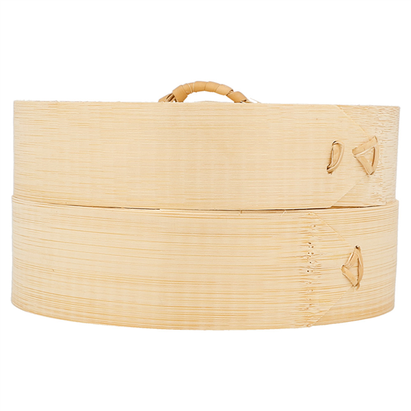 RÉCIPIENTS MINI DIM-SUM  Ø 15x8 CM NATUREL BAMBOU (1 UNITÉ) - Garcia de Pou