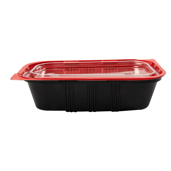 BARQUETTES MICRO-ONDABLES REPAS INDIVIDUEL  19,2x12,7x5 CM NOIR PP (400 UNITÉ) - Garcia de Pou