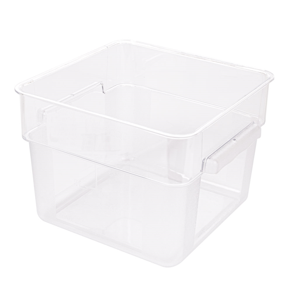 BAC ALIMENTAIRE 12 L 28,5x28,5x21 CM TRANSPARENT POLYCARBONATE (1 UNITÉ) - Garcia de Pou