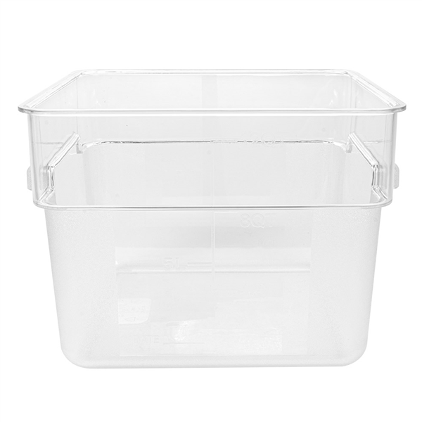 BAC ALIMENTAIRE 12 L 28,5x28,5x21 CM TRANSPARENT POLYCARBONATE (1 UNITÉ) - Garcia de Pou