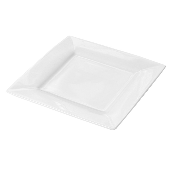 ASSIETTES CARRÉES  15x15 CM BLANC PORCELAINE (48 UNITÉ) - Garcia de Pou