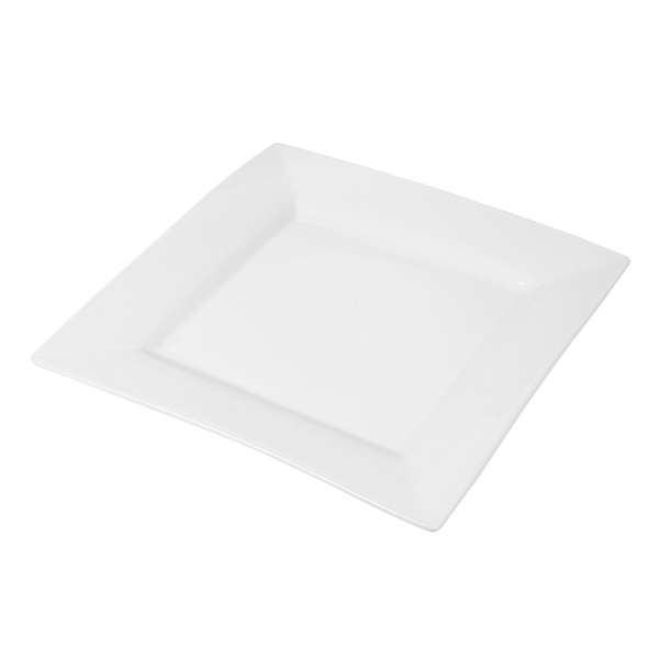 ASSIETTES CARRÉES  30x30 CM BLANC PORCELAINE (6 UNITÉ) - Garcia de Pou