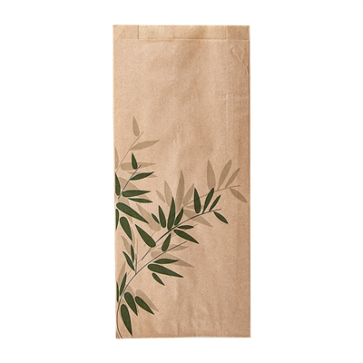 SACS BAGUETTTES PFAS FREE  38 G/M2 12+4x26 CM NATUREL PARCH.INGRAISSABLE (500 UNITÉ)