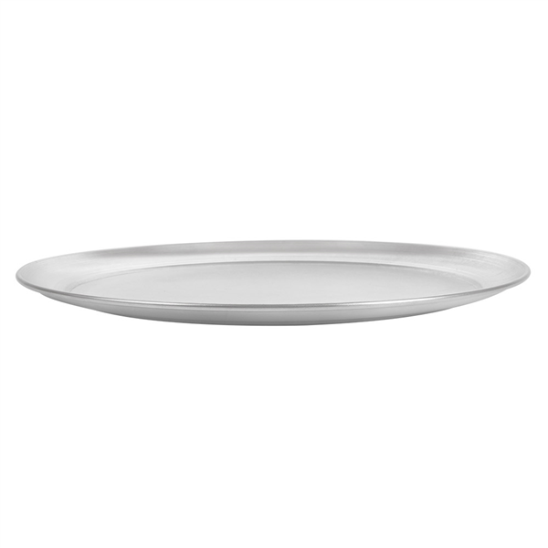 ASSIETTE À PIZZA PLATE  Ø 28 CM ARGENTE ALUMINIUM (1 UNITÉ) - Garcia de Pou