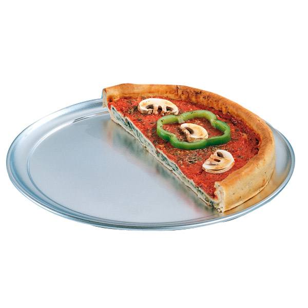 ASSIETTE À PIZZA PLATE  Ø 40,5 CM ARGENTE ALUMINIUM (1 UNITÉ) - Garcia de Pou