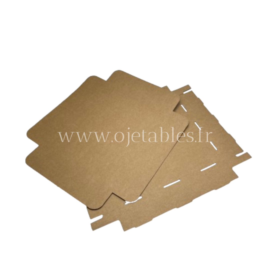 Plateau Repas Eco ravier bio 3 KANOPEE blanc "SF"