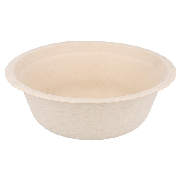 BOLS "BIONIC" 500 ML Ø 15,5x5,4 CM NATUREL BAGASSE (600 UNITÉ) - Garcia de Pou