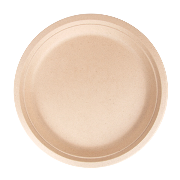 ASSIETTES "BIONIC"  Ø 30x2,5 CM NATUREL BAGASSE (200 UNITÉ) - Garcia de Pou