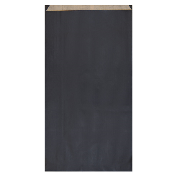 ENVELOPPE CADEAUX COULEUR UNIE  60 G/M2 19+8x35 CM NOIR KRAFT VERGÉ (250 UNITÉ) - Garcia de Pou