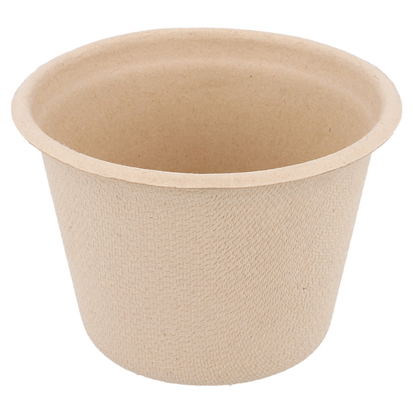 POTS "BIONIC" 140 ML Ø 7,7x5,3 CM NATUREL BAGASSE (1000 UNITÉ) - Garcia de Pou