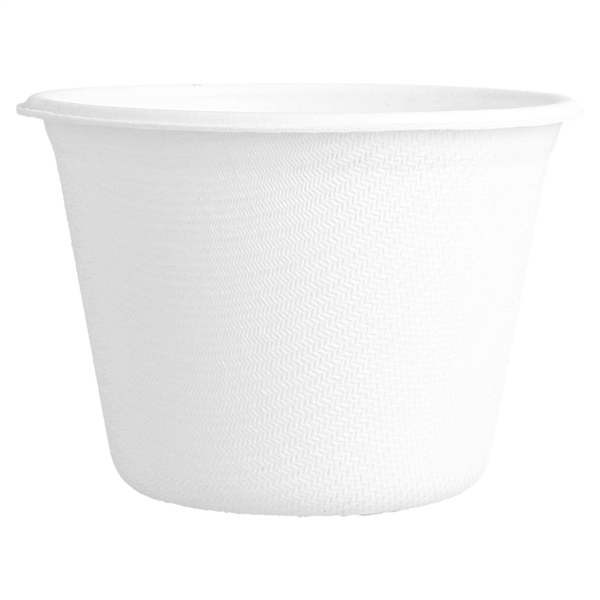 POTS "BIONIC" 140 ML Ø 7,7x5,3 CM BLANC BAGASSE (1000 UNITÉ) - Garcia de Pou