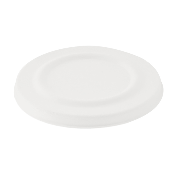 COUVERCLES POUR BOLS 150.64 "BIONIC"  Ø 11 CM BLANC BAGASSE (600 UNITÉ) - Garcia de Pou