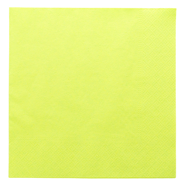 SERVIETTES ECOLABEL 2 PLIS  18 G/M2 39x39 CM VERT ANIS OUATE (1600 UNITÉ) - Garcia de Pou