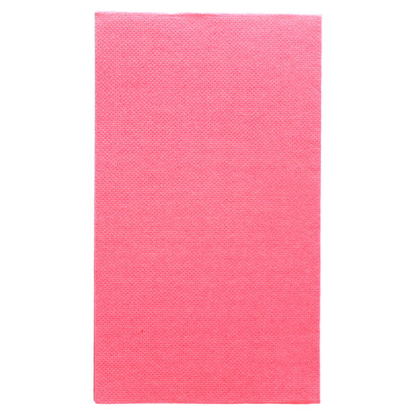 SERVIETTES ECOLABEL P. 1/6 "DOUBLE POINT" 18 G/M2 33x40 CM FUCHSIA OUATE (2000 UNITÉ) - Garcia de Pou