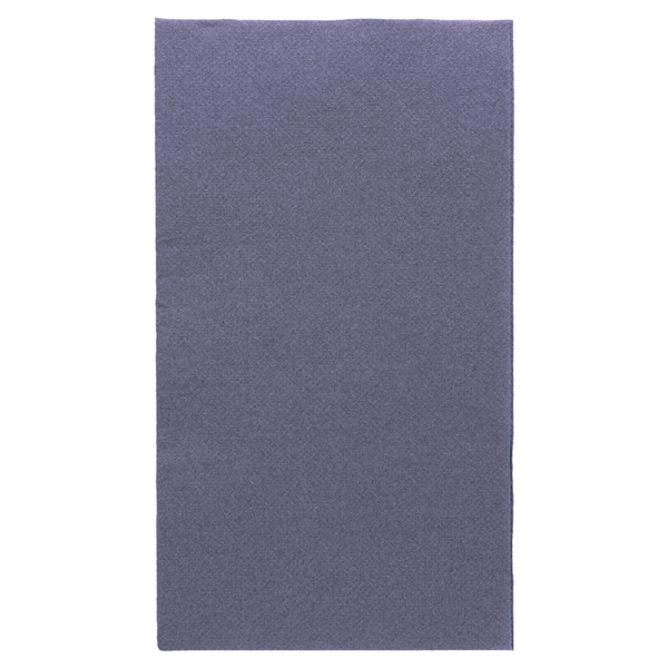 SERVIETTES ECOLABEL P. 1/6 "DOUBLE POINT" 18 G/M2 33x40 CM BLEU MARINE OUATE (2000 UNITÉ) - Garcia de Pou