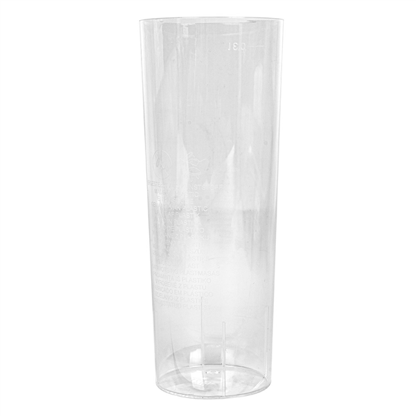 VERRES INJECTÉS "CUBA LIBRE" 300 ML Ø 5,9/4,9x15,2 CM TRANSPARENT CRISTAL PS (500 UNITÉ) - Garcia de Pou